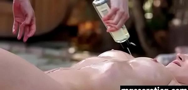  Hot teen masseuse given strong orgasm 12